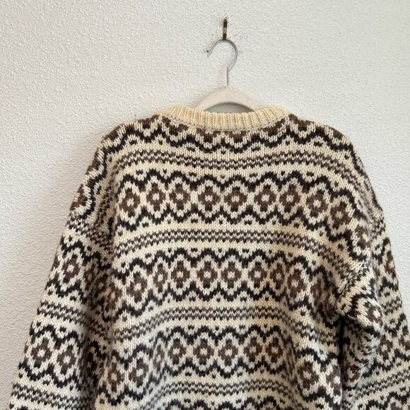 Gaeltarra Fair Isle‎ 100% Wool Pullover Sweater Size Medium 42 Ireland Nordic - Picture 11 of 12